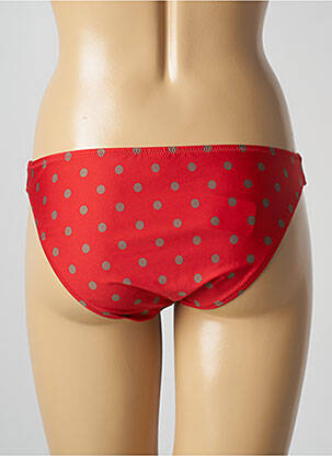 Bas de maillot de bain tissage satiné culotte rose ANTIGEL femme