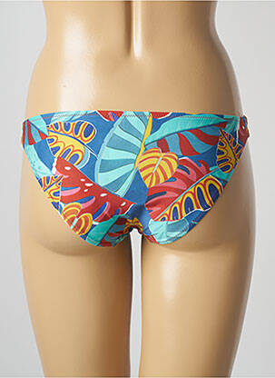 Bas de maillot de bain imprimé fantaisie culotte bleu ANTIGEL femme