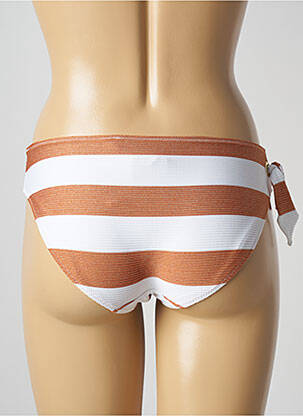 Bas de maillot de bain stretch bikini marron MARIE JO femme