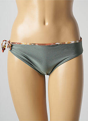 Bas de maillot de bain stretch bikini vert MARIE JO femme
