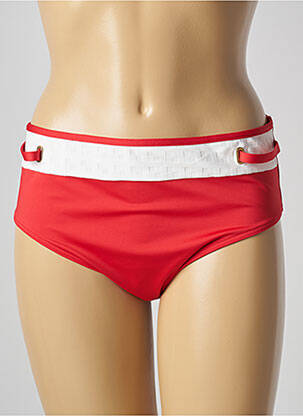 Bas de maillot de bain tissage satiné culotte rouge PRIMADONNA femme