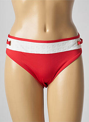 Bas de maillot de bain tissage satiné culotte rouge PRIMADONNA femme