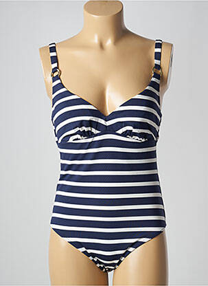 Maillot de bain 1 pièce stretch haut soutien-gorge balconnet bleu PRIMA DONNA femme