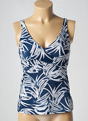 Top de bain imprimé fantaisie bleu CHARMLINE femme