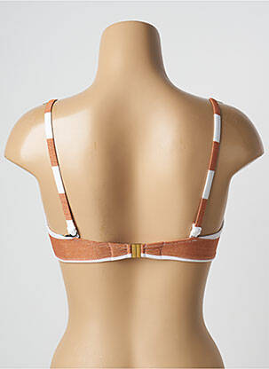Haut de maillot de bain stretch haut soutien-gorge emboitant marron MARIE JO femme