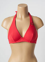 Haut de maillot de bain stretch haut soutien-gorge emboitant rouge SIMONE PERELE femme