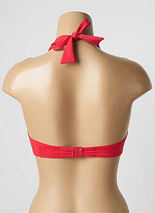 Haut de maillot de bain stretch haut soutien-gorge emboitant rouge SIMONE PERELE femme