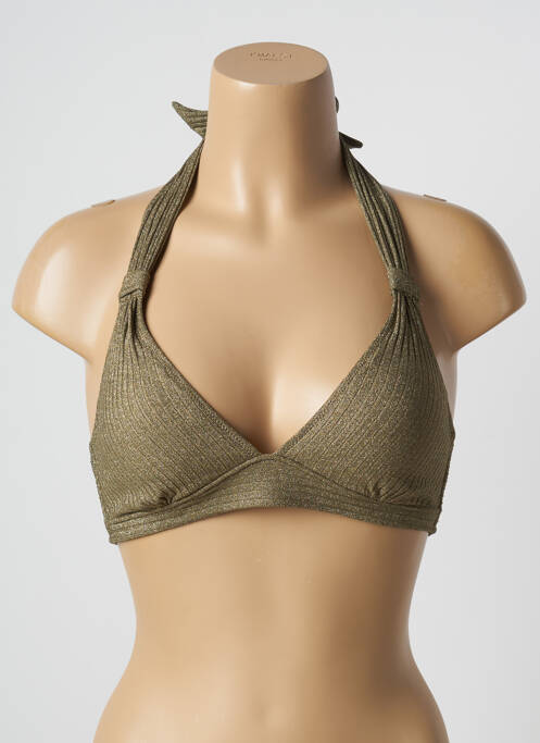 Haut de maillot de bain stretch haut soutien-gorge moulé vert MARIE JO femme