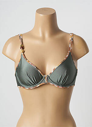 Haut de maillot de bain haut soutien-gorge emboitant haut soutien-gorge emboitant vert MARIE JO femme