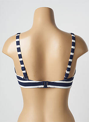 Haut de maillot de bain stretch haut soutien-gorge emboitant bleu PRIMADONNA femme