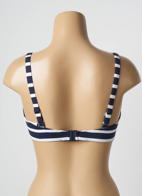 Haut de maillot de bain stretch haut soutien-gorge emboitant bleu PRIMADONNA femme