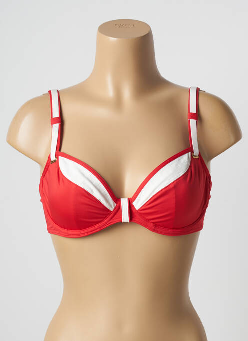 Haut de maillot de bain rouge PRIMA DONNA pour femme