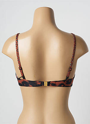 Haut de maillot de bain stretch haut soutien-gorge moulé marron MARIE JO femme