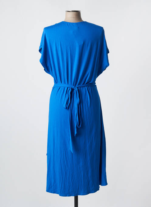 Robe mi-longue bleu ANTIGEL femme