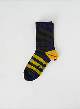 Chaussettes stretch bleu BERTHE AUX GRANDS PIEDS garçon