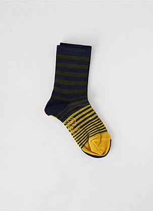 Chaussettes stretch bleu BERTHE AUX GRANDS PIEDS garçon