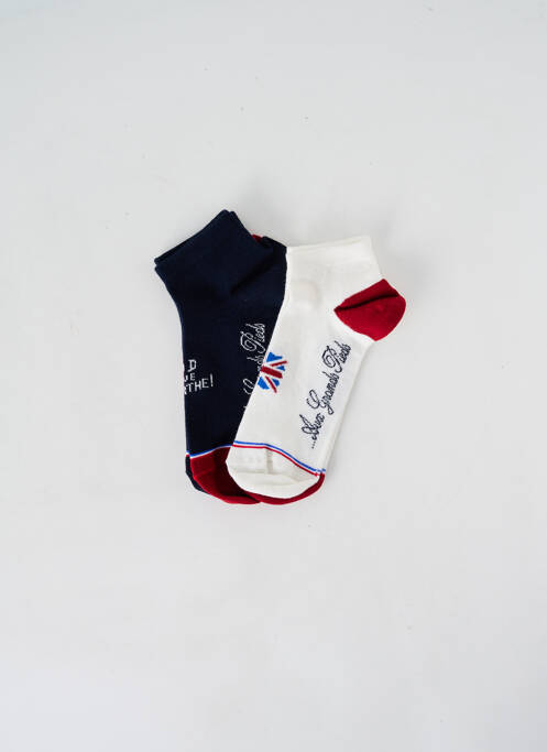 Chaussettes bleu BERTHE AUX GRANDS PIEDS pour homme