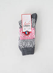 Chaussettes gris LABONAL pour femme seconde vue