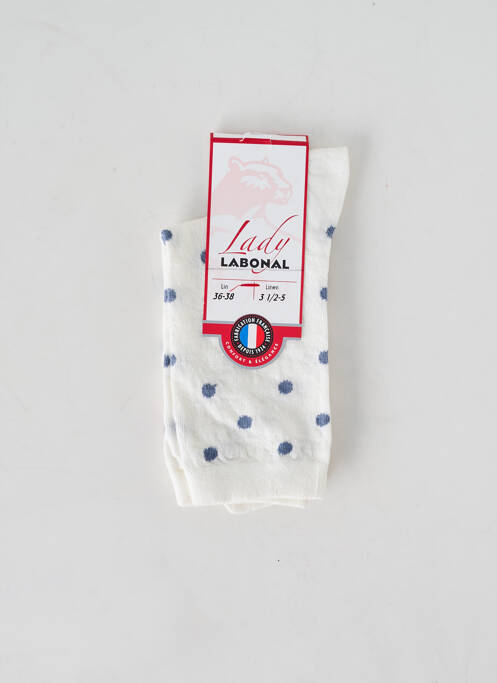 Chaussettes blanc LABONAL pour femme