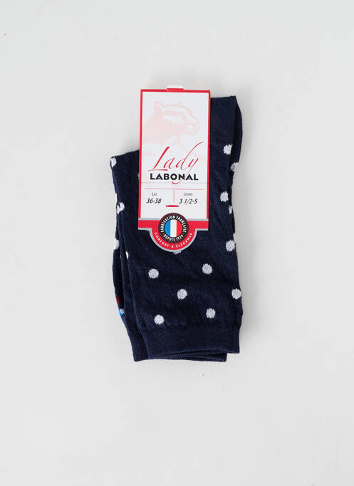 Chaussettes bleu LABONAL pour femme