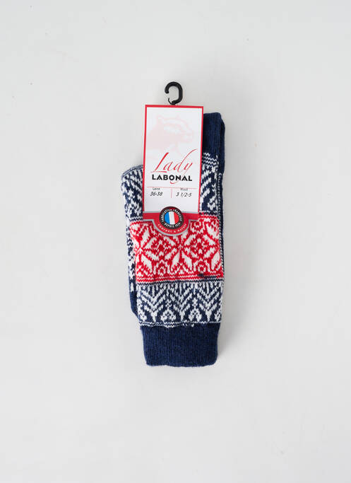 Chaussettes bleu LABONAL pour femme