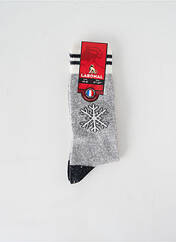 Chaussettes gris LABONAL pour homme seconde vue