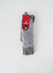 Chaussettes gris LABONAL pour homme seconde vue