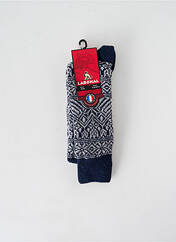 Chaussettes bleu LABONAL pour homme seconde vue