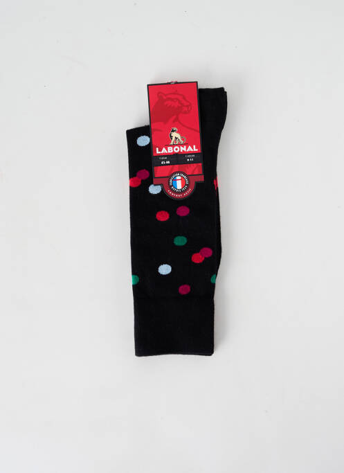 Chaussettes noir LABONAL pour homme