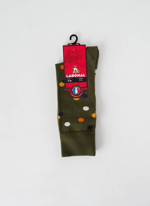 Chaussettes vert LABONAL pour homme