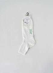 Chaussettes blanc PERRIN pour homme seconde vue