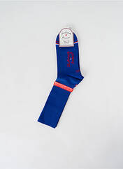 Chaussettes bleu LA CHAUSSETTE FRANÇAISE pour homme seconde vue