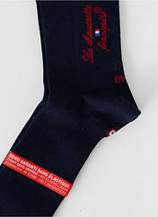 Chaussettes bleu fonce LA CHAUSSETTE FRANÇAISE pour homme seconde vue