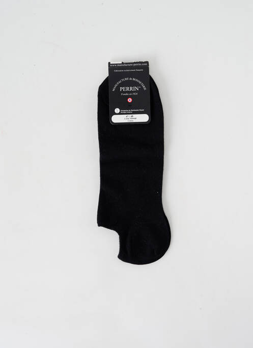 Chaussettes noir PERRIN pour homme