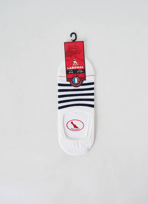 Chaussettes blanc LABONAL pour homme