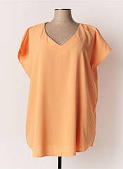 Blouse orange CHRISTY pour femme seconde vue