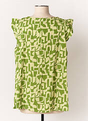 Blouse vert CHRISTY pour femme seconde vue