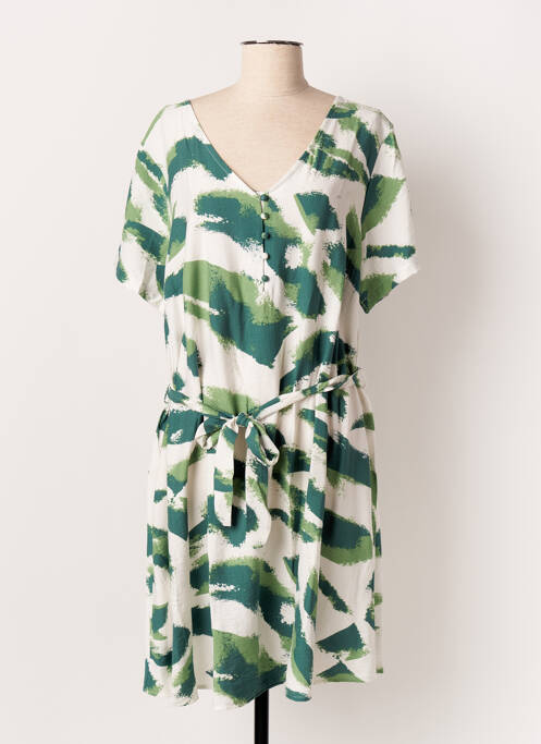 Robe mi-longue vert CHRISTY pour femme