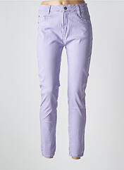 Jeans coupe slim violet G-SMACK pour femme seconde vue