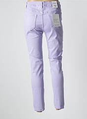 Jeans coupe slim violet G-SMACK pour femme seconde vue