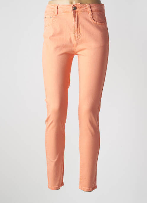 Jeans coupe slim orange G-SMACK pour femme