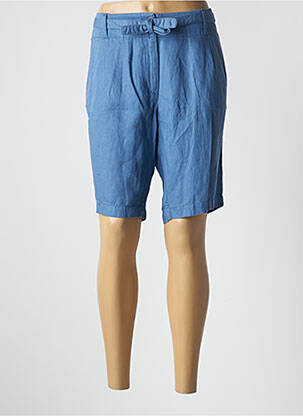 Bermuda tissage popeline taille normale bleu SAINT JAMES femme