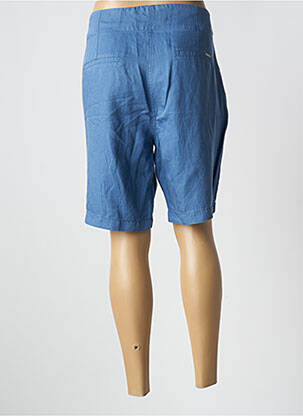 Bermuda tissage popeline taille normale bleu SAINT JAMES femme