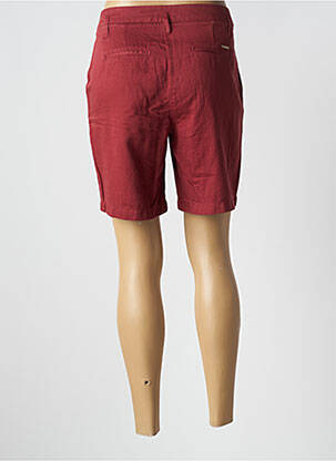 Bermuda tissage popeline taille normale rouge SAINT JAMES femme