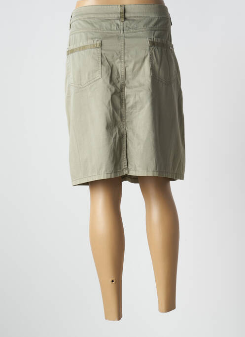 Jupe mi-longue taille normale vert SAINT JAMES femme