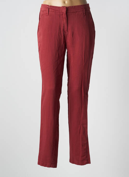 Pantalon chino rouge SAINT JAMES pour femme