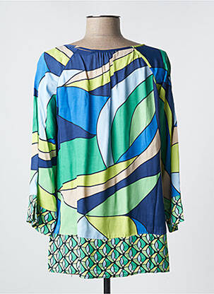Blouse imprimé fantaisie manches longues vert BETTY BARCLAY femme