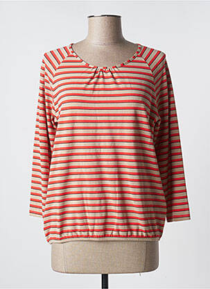Top tissage jersey manches longues beige BETTY BARCLAY femme