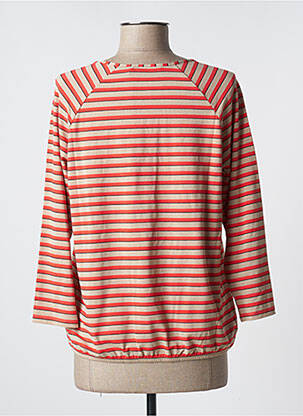 Top tissage jersey manches longues beige BETTY BARCLAY femme