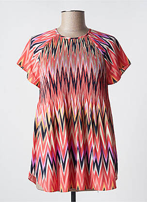 Top coupe fluide manches courtes orange BETTY BARCLAY femme